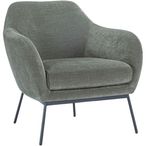 Casey Chenille Velvet Accent Chair