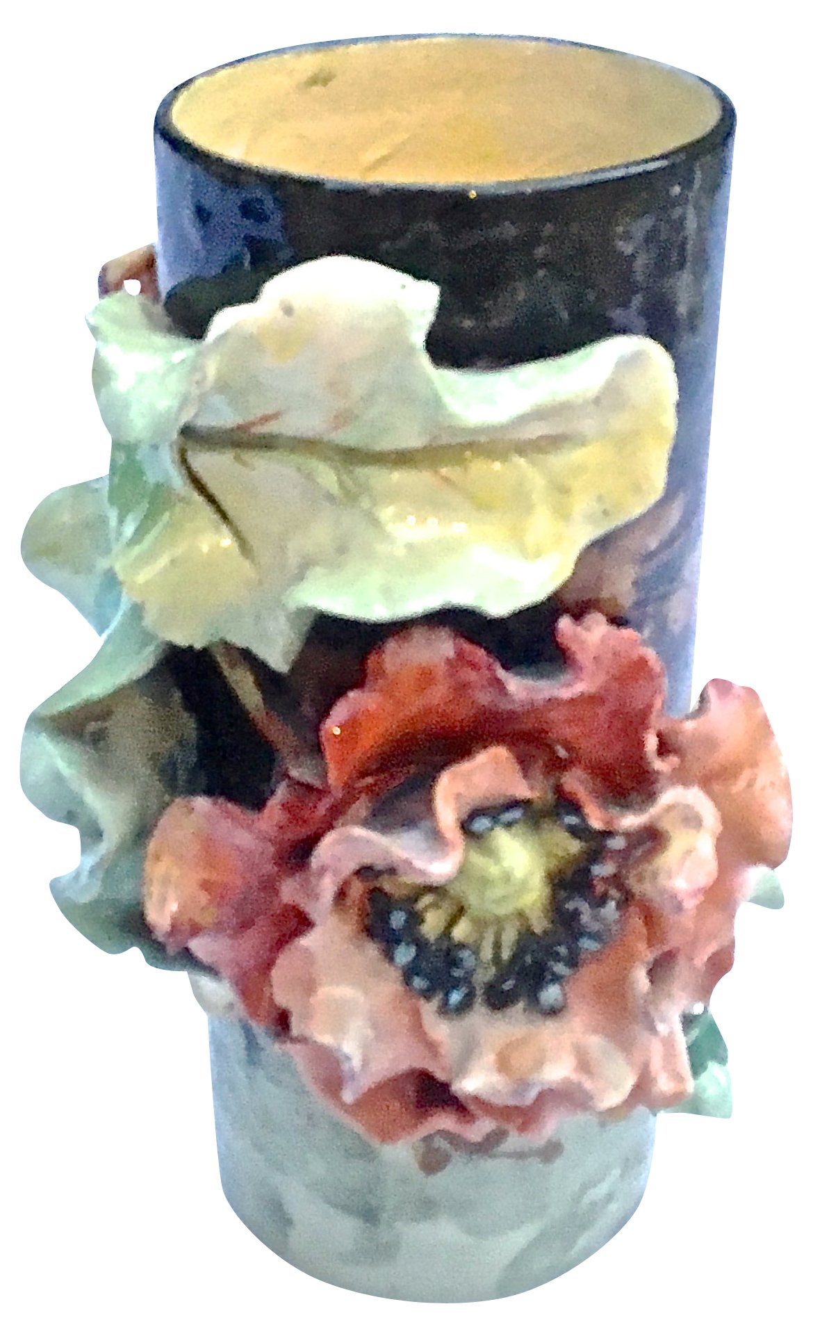Anique French Majolica Vase~P77369356