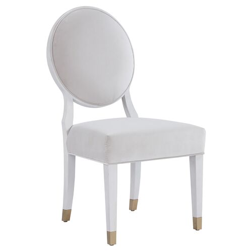 Love Joy Side Chair, White Lacquer~P77596746