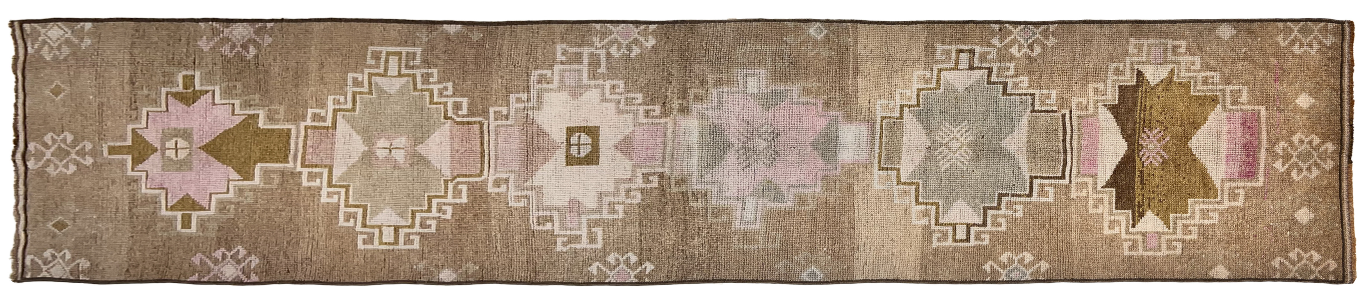 Turkish Oushak Panel Runner 2'7 X 12'1~P77711962