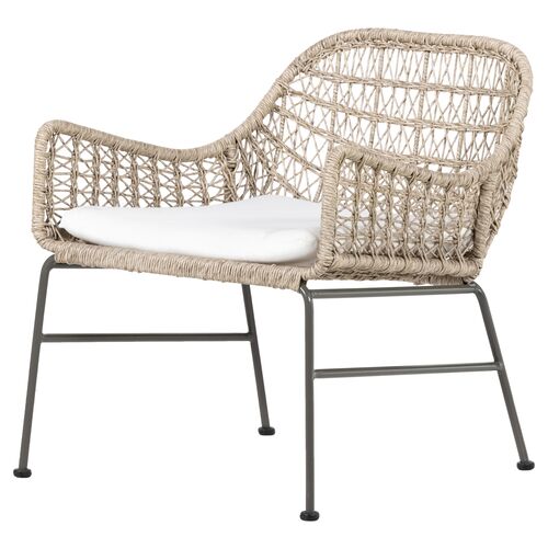 Jolie Outdoor Chair, Bronze/Vintage White~P77628239