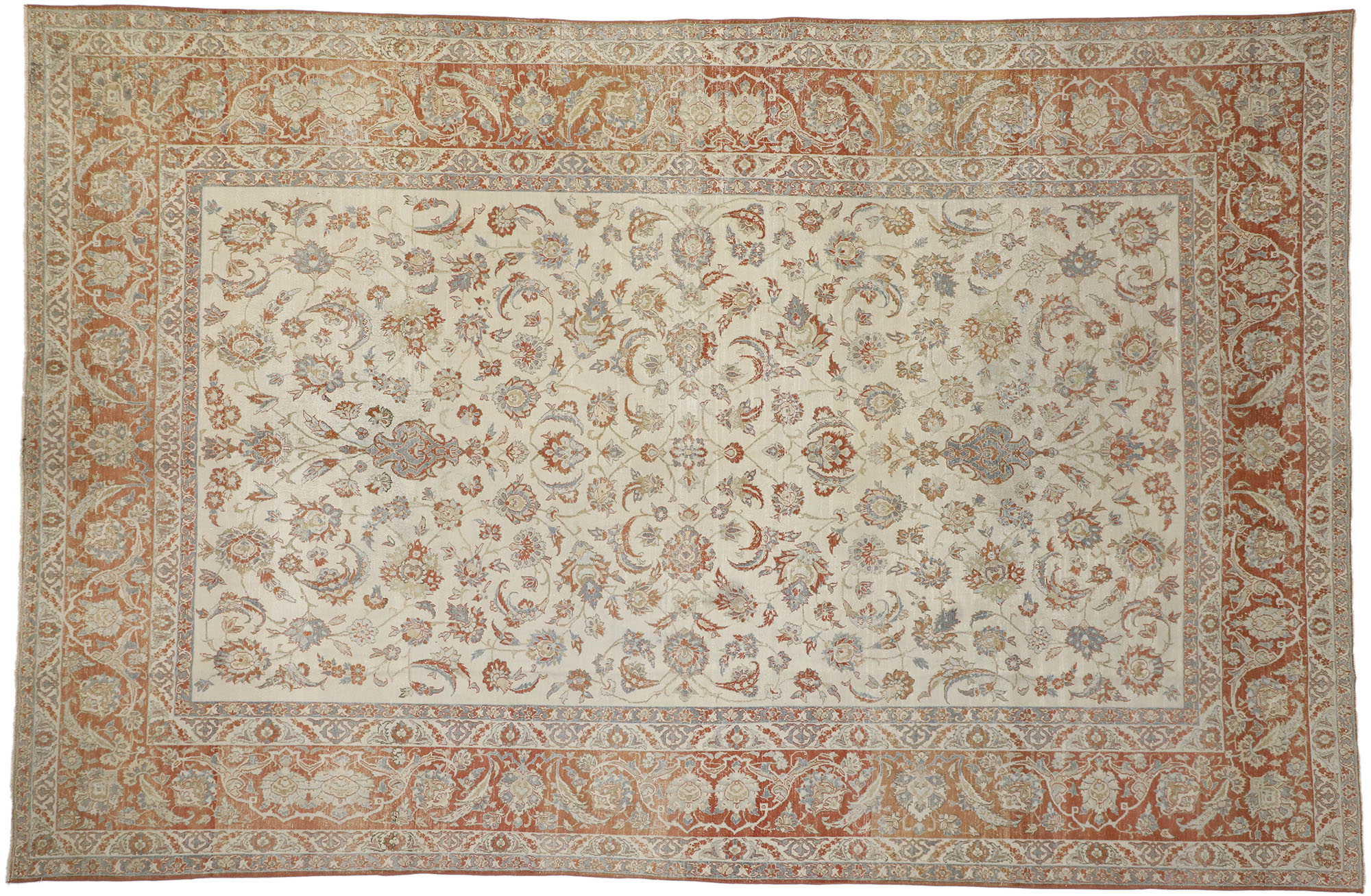 Rustic Persian Isfahan Rug, 8' x 12'2~P77672166