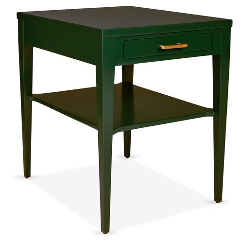 Sarah Side Table/Nightstand, Green~P77596122