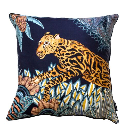 Cheetah Kings 16x16 Pillow, Dark Blue~P77634696