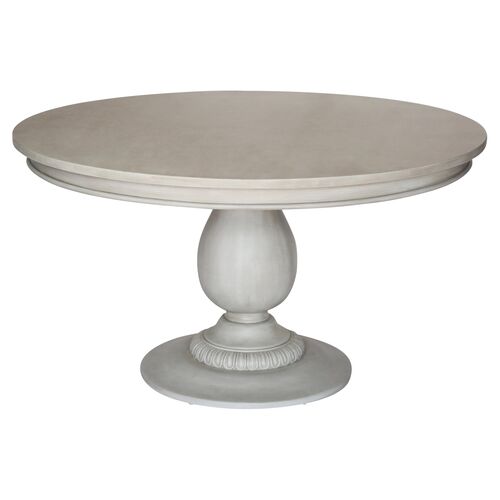 Charlotte Round Dining Table, Aged French Gray~P77449480