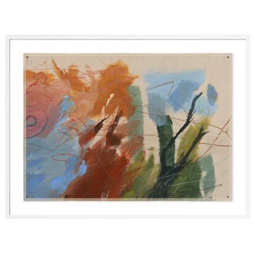 I Became Whole Again Painting by Katherine Hunsaker, White Maple Frame I Became Whole Again Painting by Katherine Hunsaker, White Maple Frame