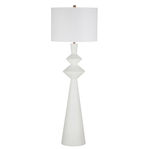Paul Floor Lamp, Matte White