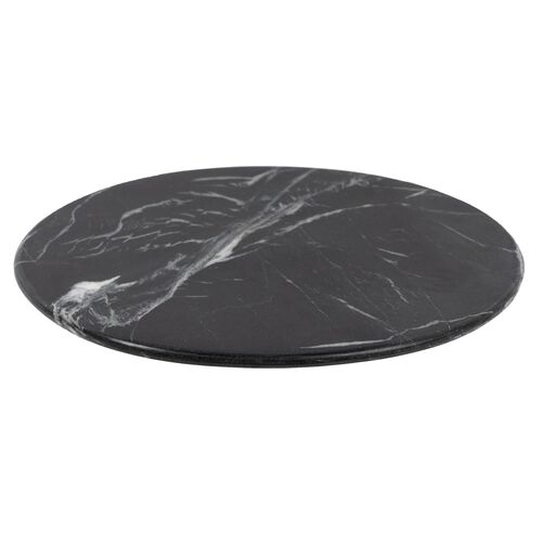 Marble Lazy Susan, Kettle Black Marble Lazy Susan, Kettle Black