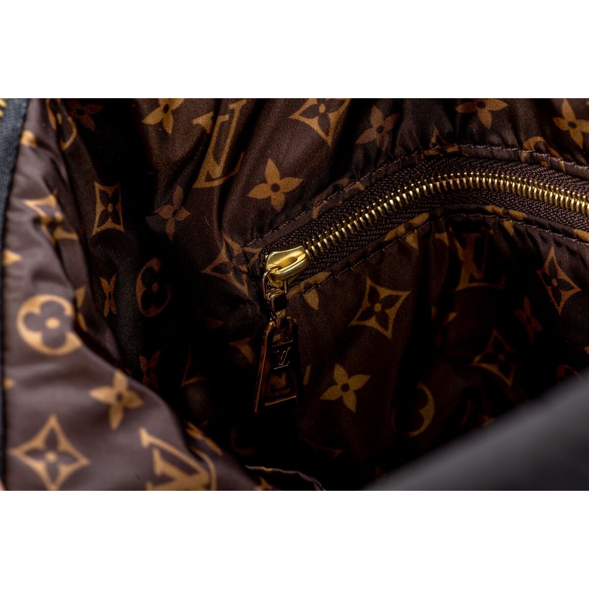 Louis Vuitton Limited Black Puffer Monogram Pillow Backpack 52lv128s