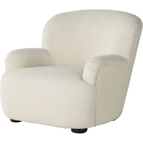 Amy Accent Chair, Sheepskin Natural~P111118806