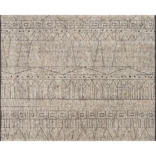 Potero Hand-Knotted Rug, Natural/Ash~P77384455