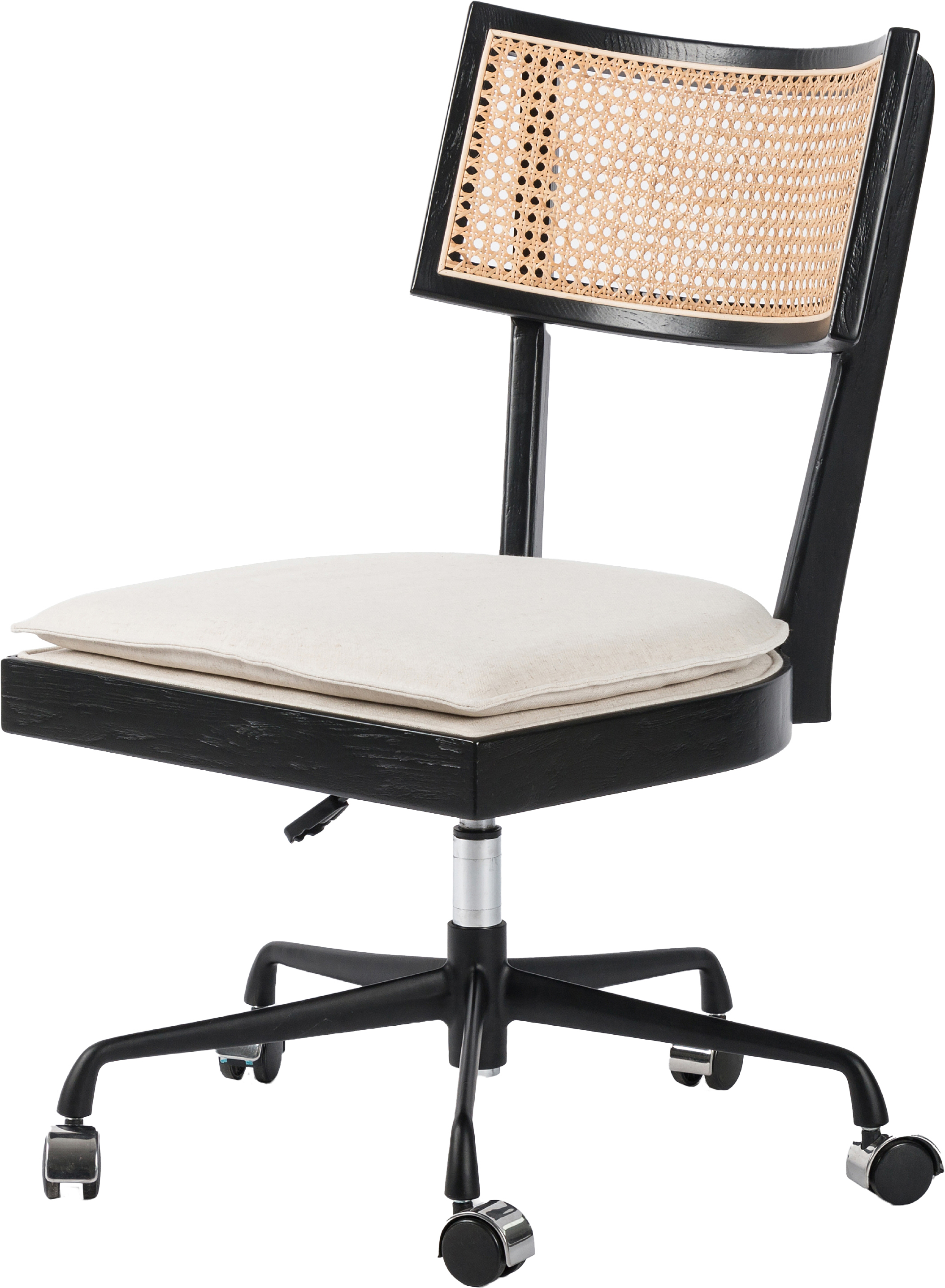 Cane back desk discount chair