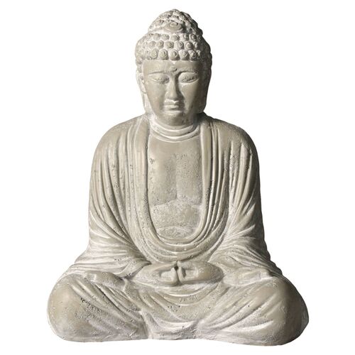 18" Meditating Buddha, Weather~P76613795