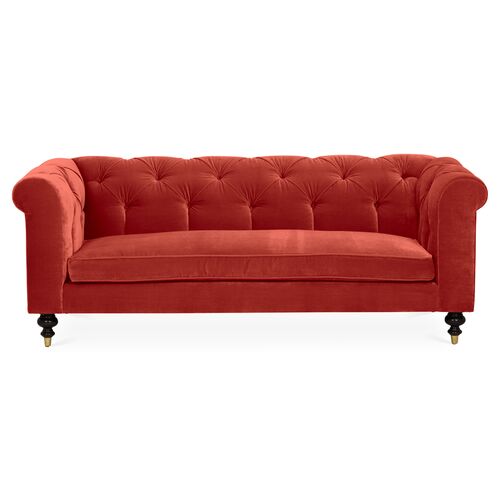 a Red Sofa