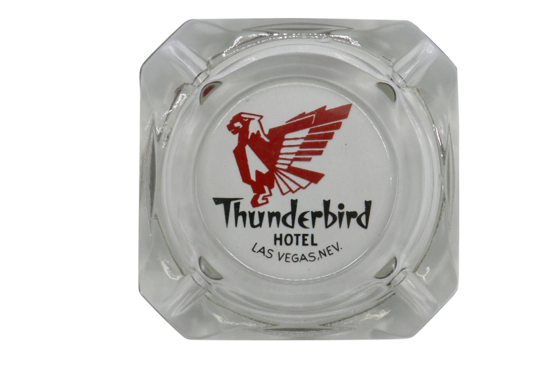 Thunderbird Hotel Glass Ashtray~P77604042