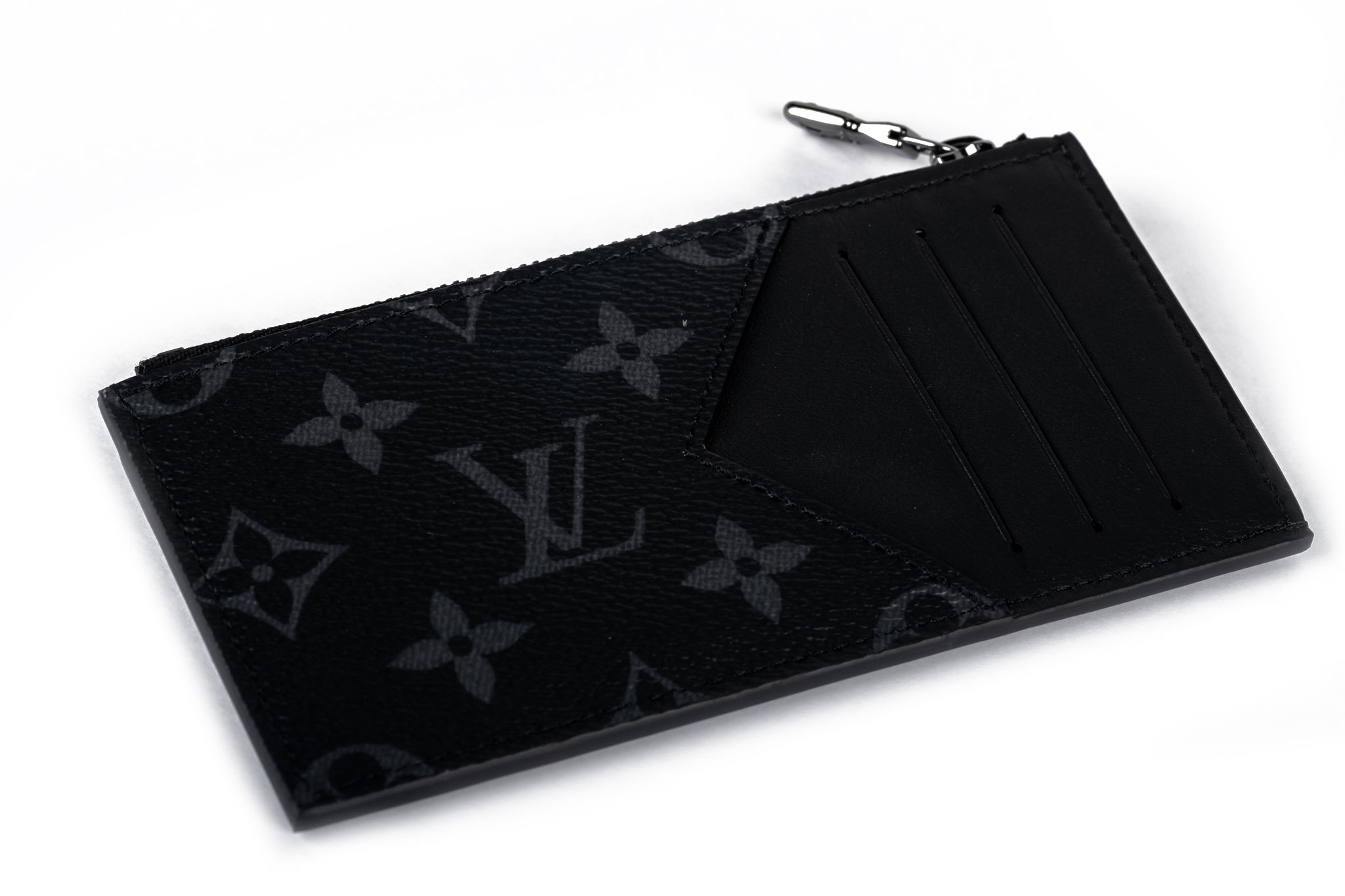 Louis Vuitton Limited Edition Damier Eclipse Canvas Comic Trunk Coin Card Holder Wallet