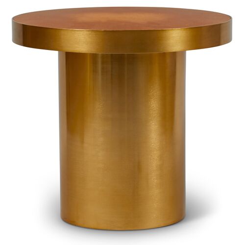 Lara Side Table, Brass~P77579126
