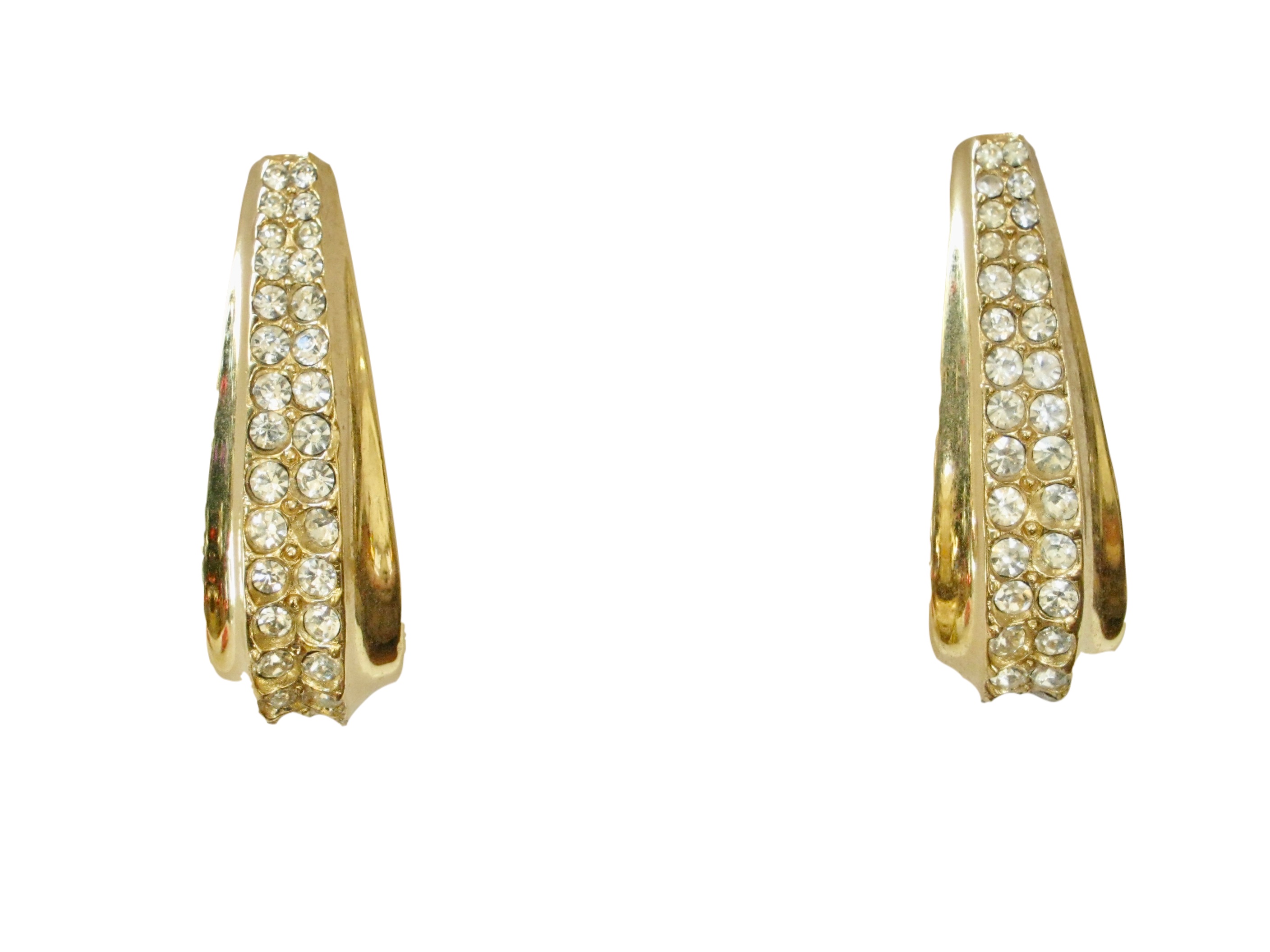 Givenchy Gold Plated Crystal Earrings~P77646880