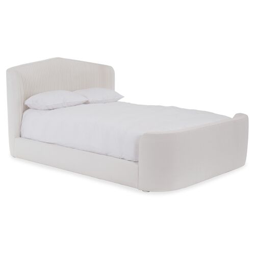 Clio Linen Panel Bed
