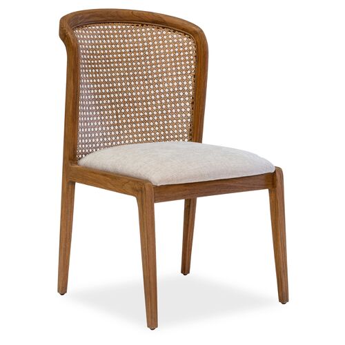 Gabby Cane Side Chair, Beige Crypton~P77552416