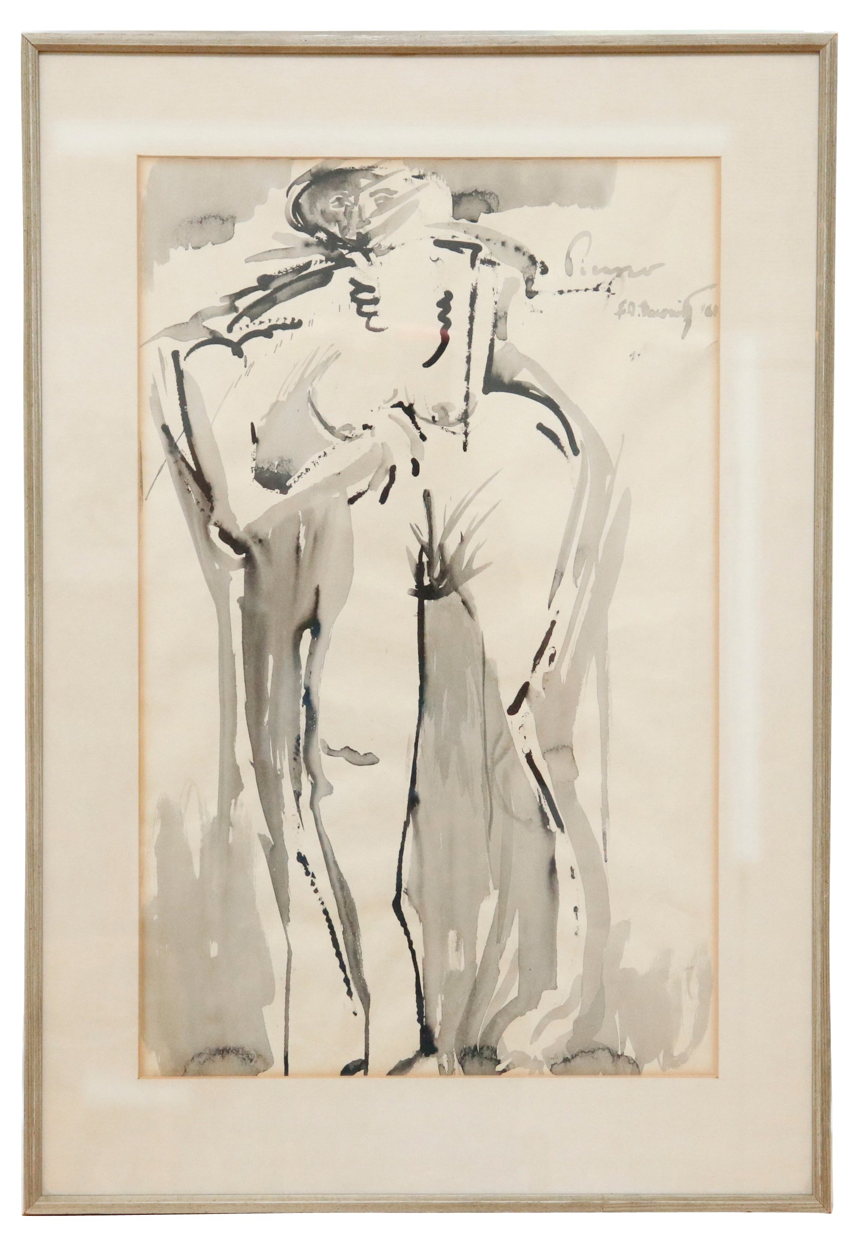Standing Nude by Elliott Barowitz, 1961~P77545812