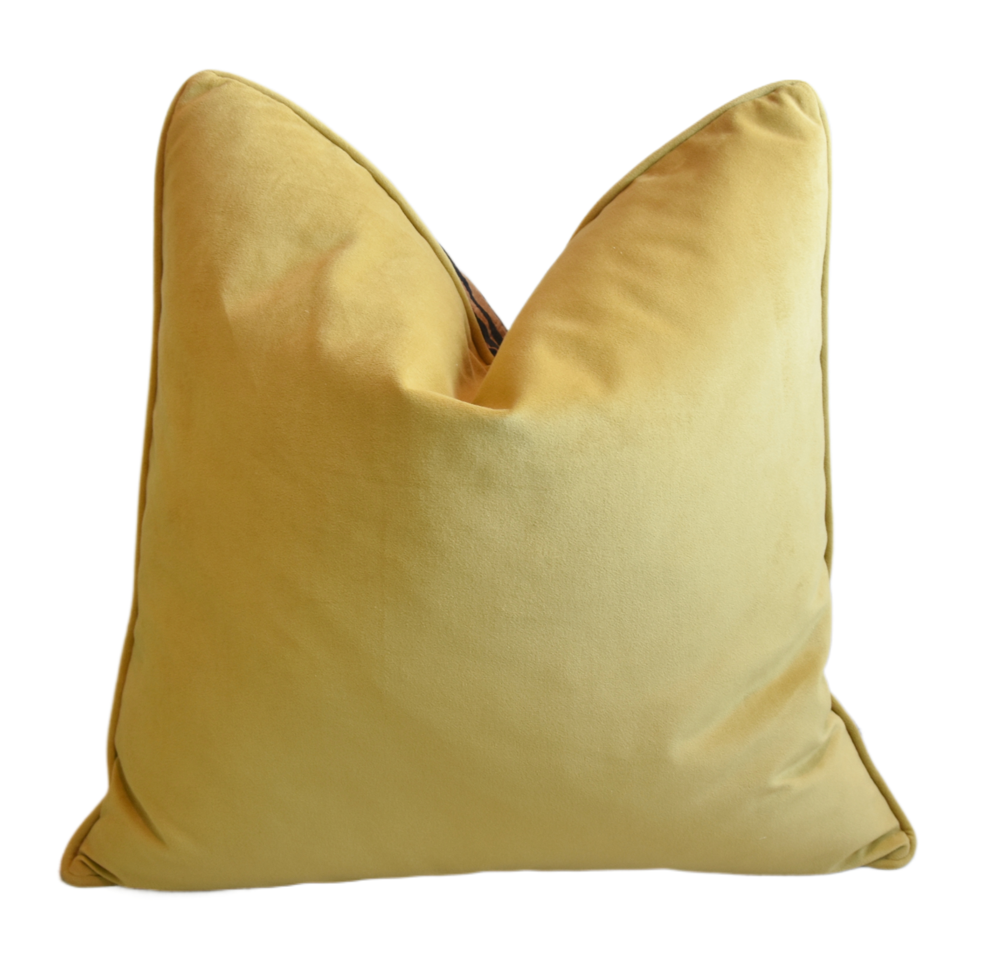 Designer Tiger Cat Velvet Pillow~P77685360