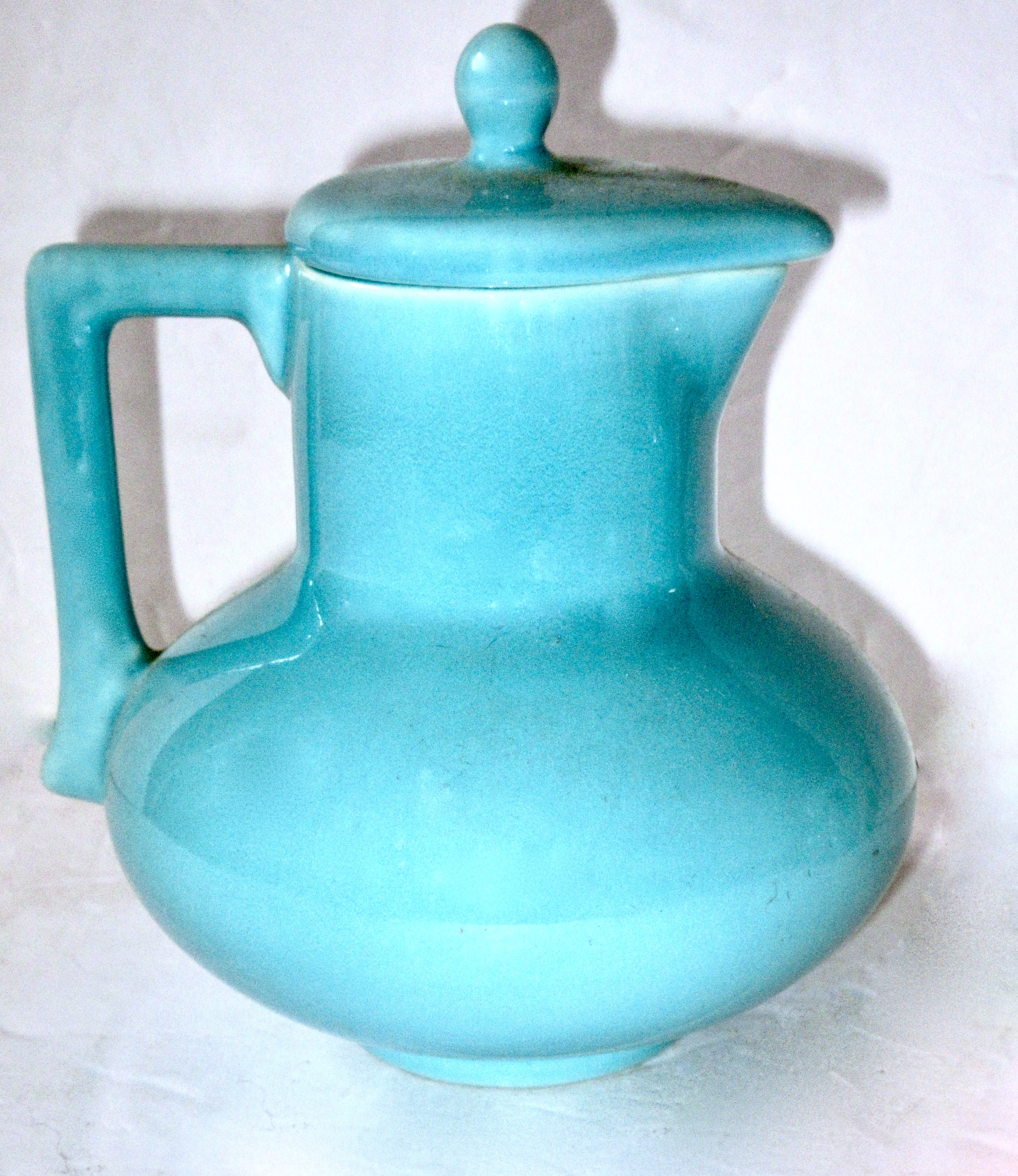 1930s Gladding McBean Syrup Jug with Lid~P77686962