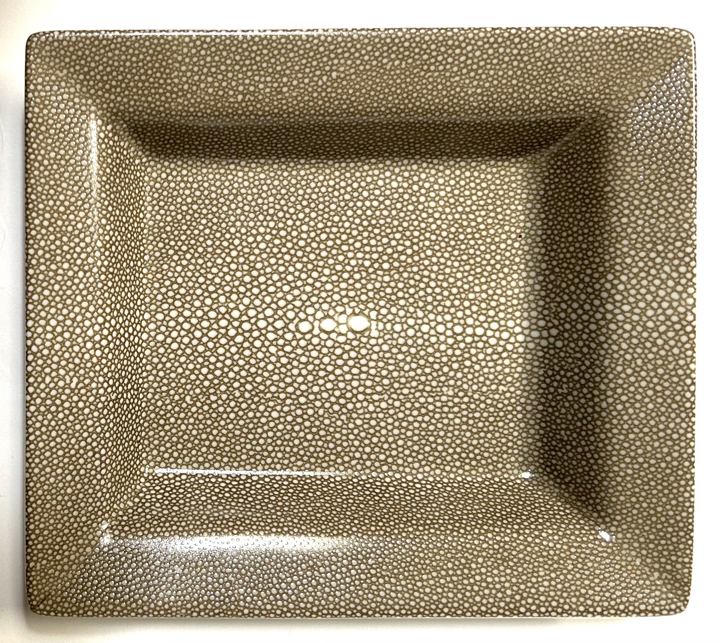 Faux-Shagreen Porcelain Tray~P77702649
