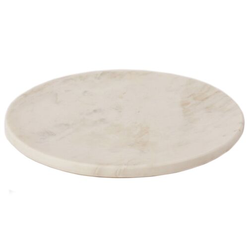 Fleck, White Marble Platter