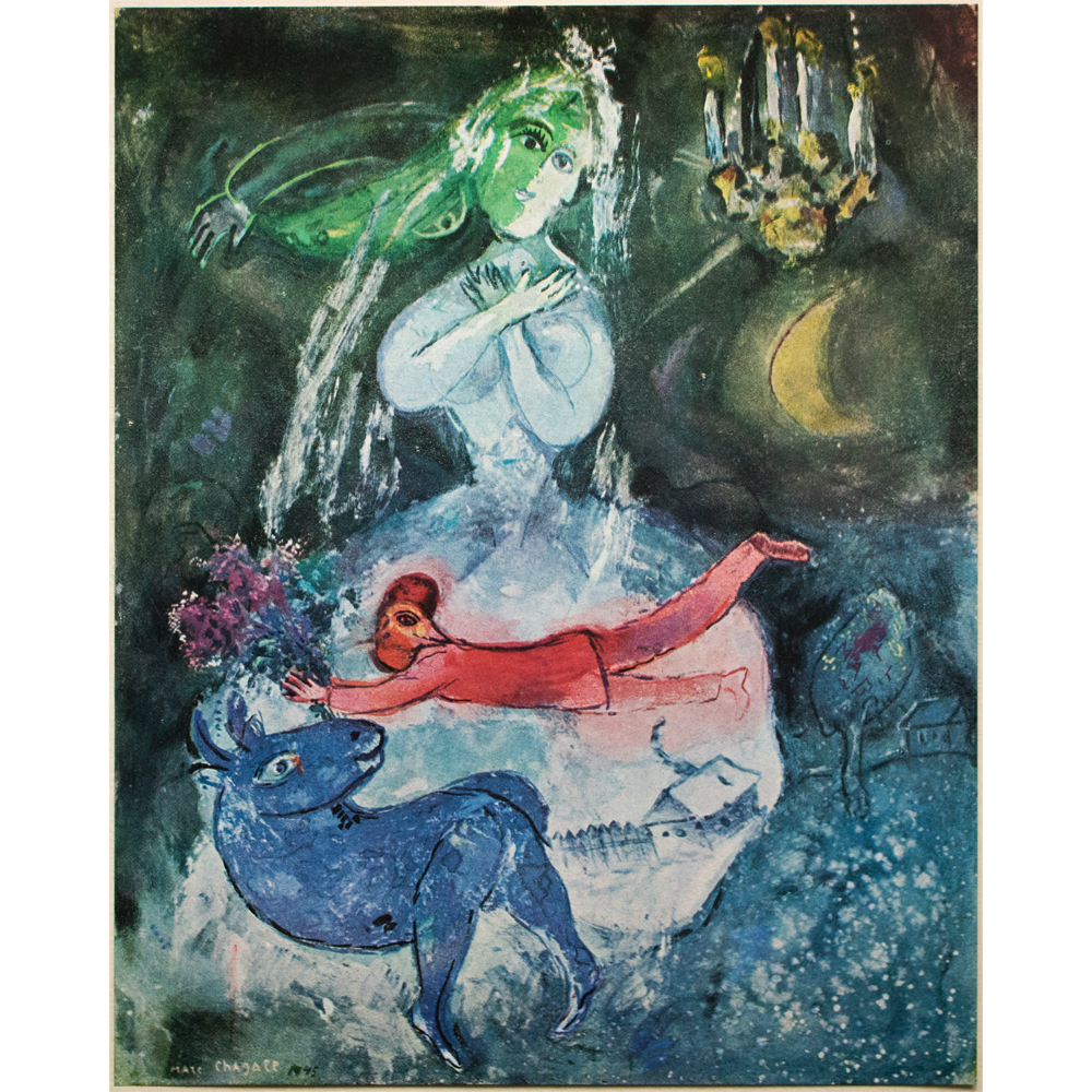 1947 Marc Chagall, The Sleepwalker, COA~P77540486