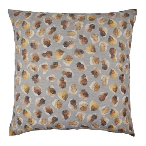 Madden 22x22 Leopard Spot Pillow, Stone~P111116737
