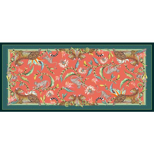 Monkey Paradise Coral Tablecloth, Coral~P77641845