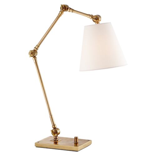 Graves Task Lamp, Antique Brass~P77338504