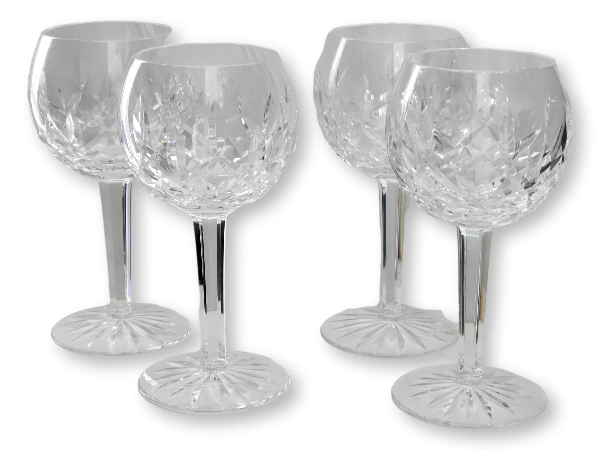 1970s Waterford Lismore Balloon Goblets~P77671887