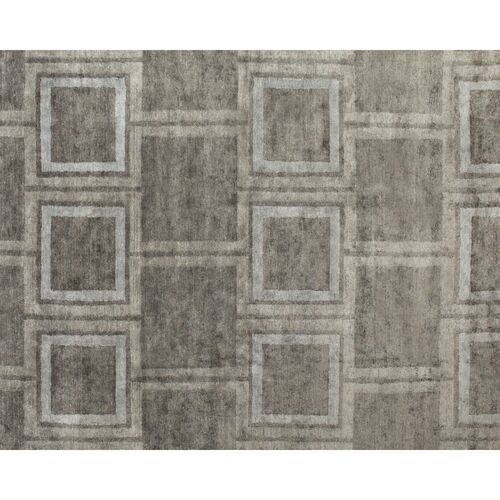Noor Abstract 2' x 3' Rug, Gray/Taupe