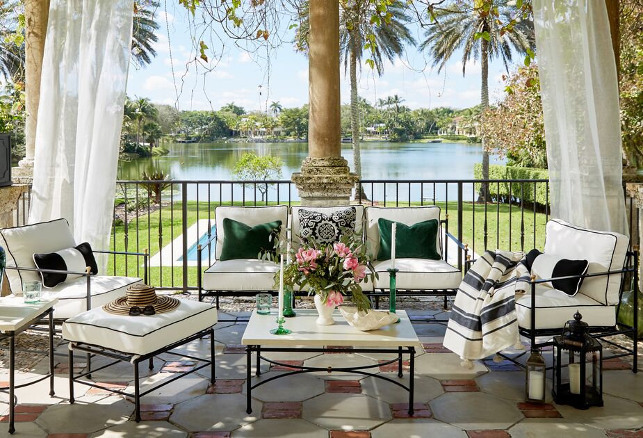 By furnishing your patio now, you won’t have to scramble once spring arrives. Shown above: the Frances Collection. Photo by Tony Vu.
