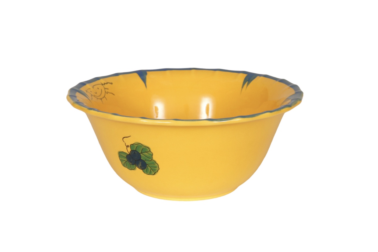 Large Yellow Ceramic Bowl, 1980~P77686860
