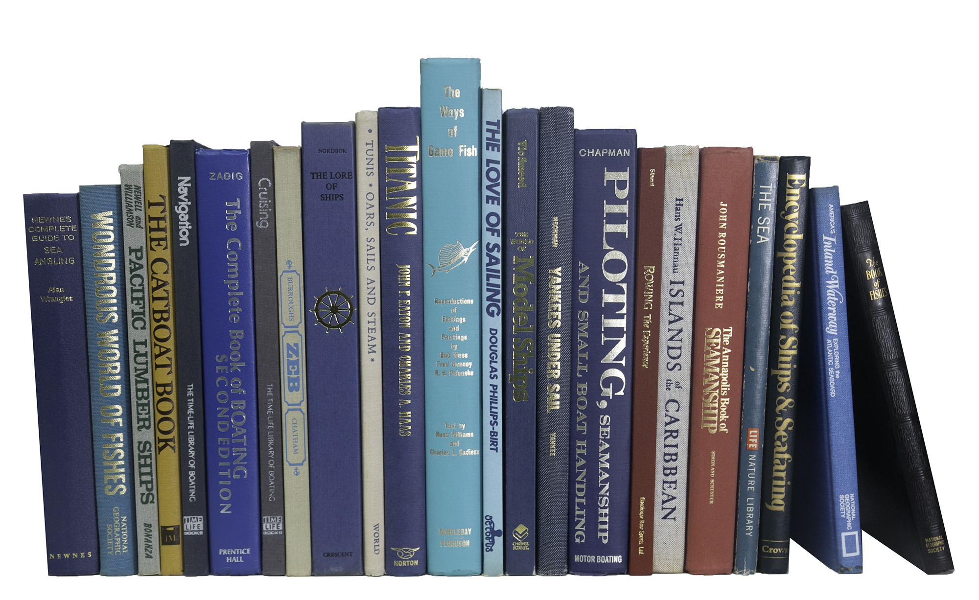 Vintage Nautical Oversized Book Bundle