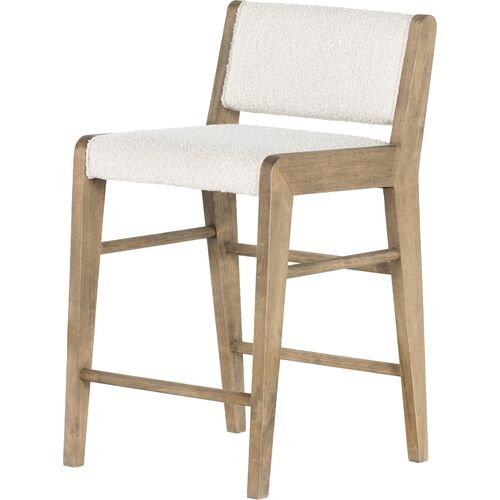 Lion Counter Stool, Natural/Boucle Performance~P77642217
