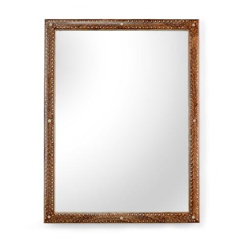 Henry Oversize Wall Mirror, Natural~P77336741