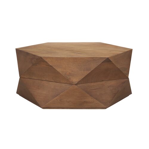 Payson 36" Hexagonal Storage Coffee Table Payson 36" Hexagonal Storage Coffee Table