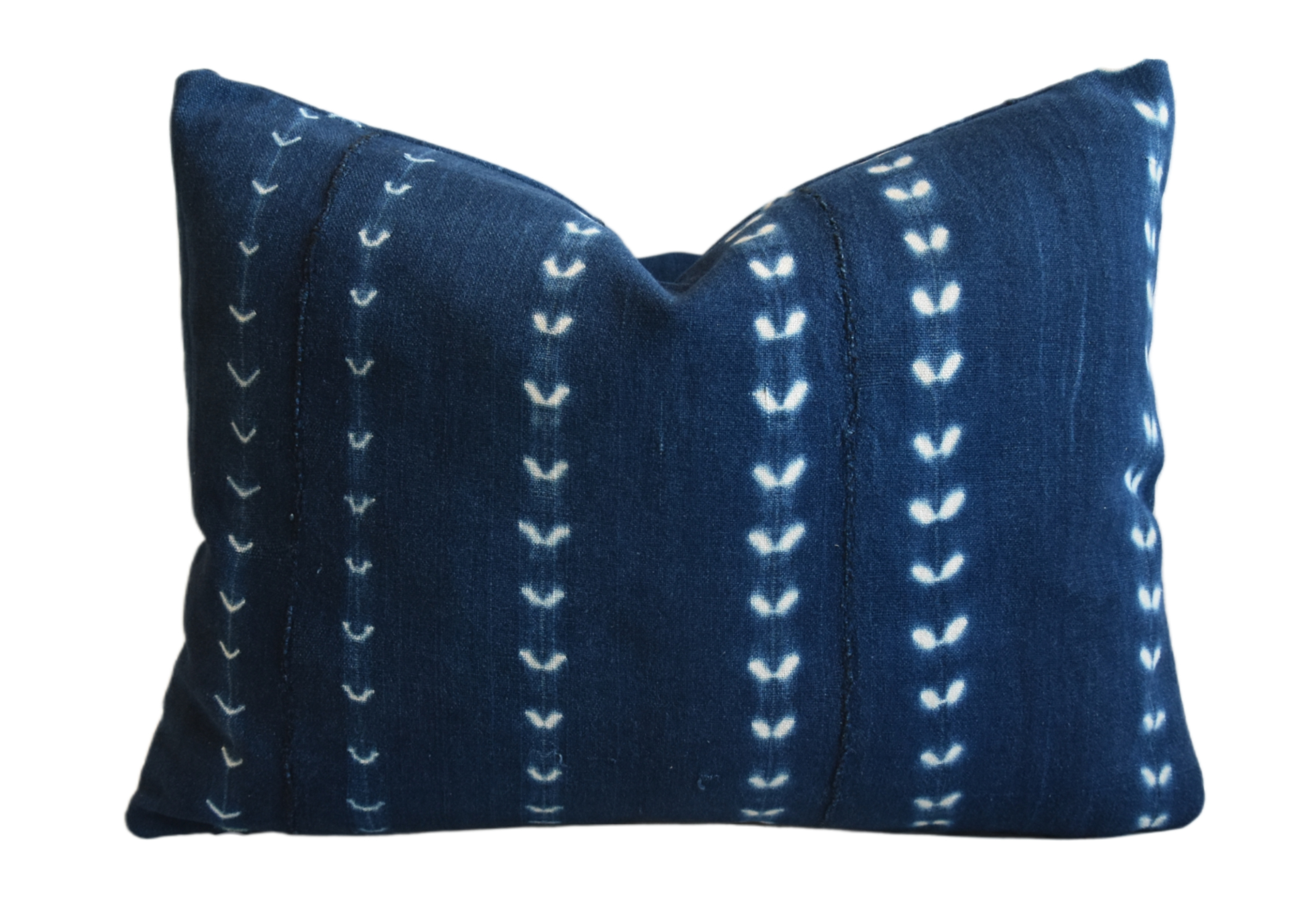 Blue & White African Cotton Pillow~P77685388