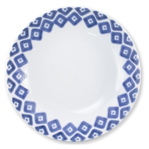 Santorini Diamond Serving Bowl, Blue/White~P67605811