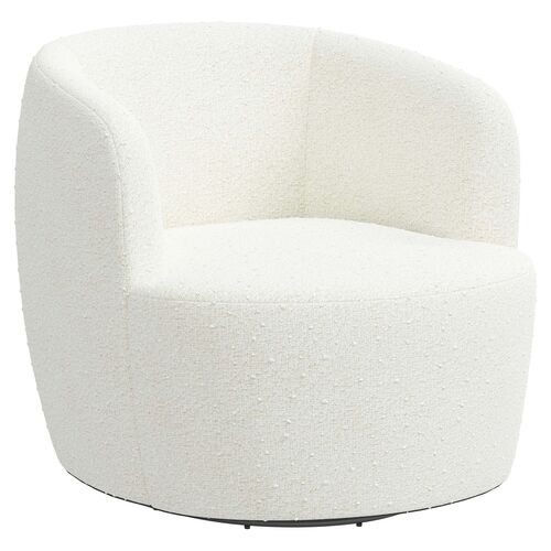 Chester Boucle Swivel Chair~P77634121