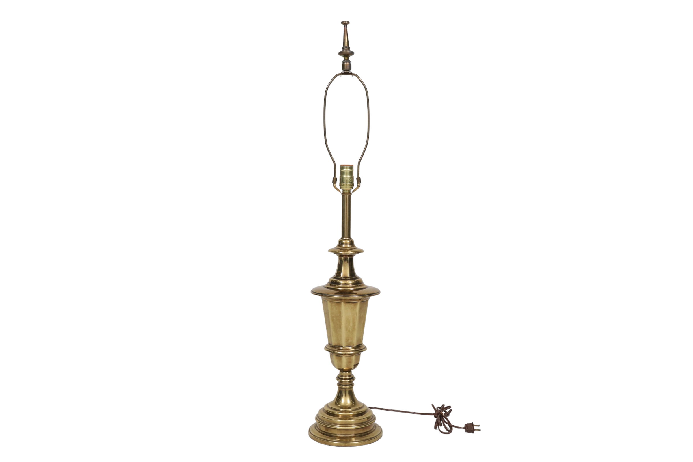 Turned Brass Table Lamp by Stiffel~P77661958