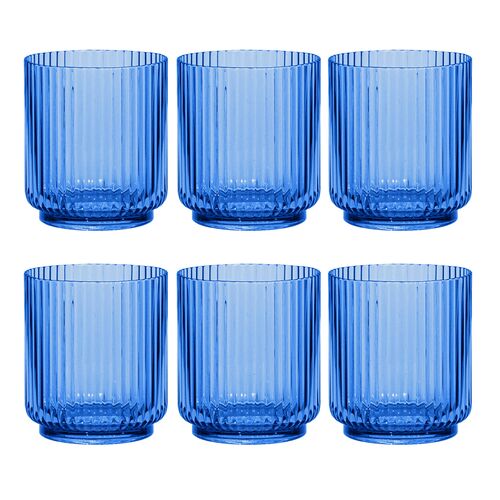 S/6 Mesa Acrylic Drinking Glasses S/6 Mesa Acrylic Drinking Glasses