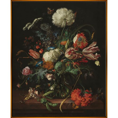 Bespoke by Baker, Floral Bouquet by Jan Davidez de Heem, 45.5" x 55.5"