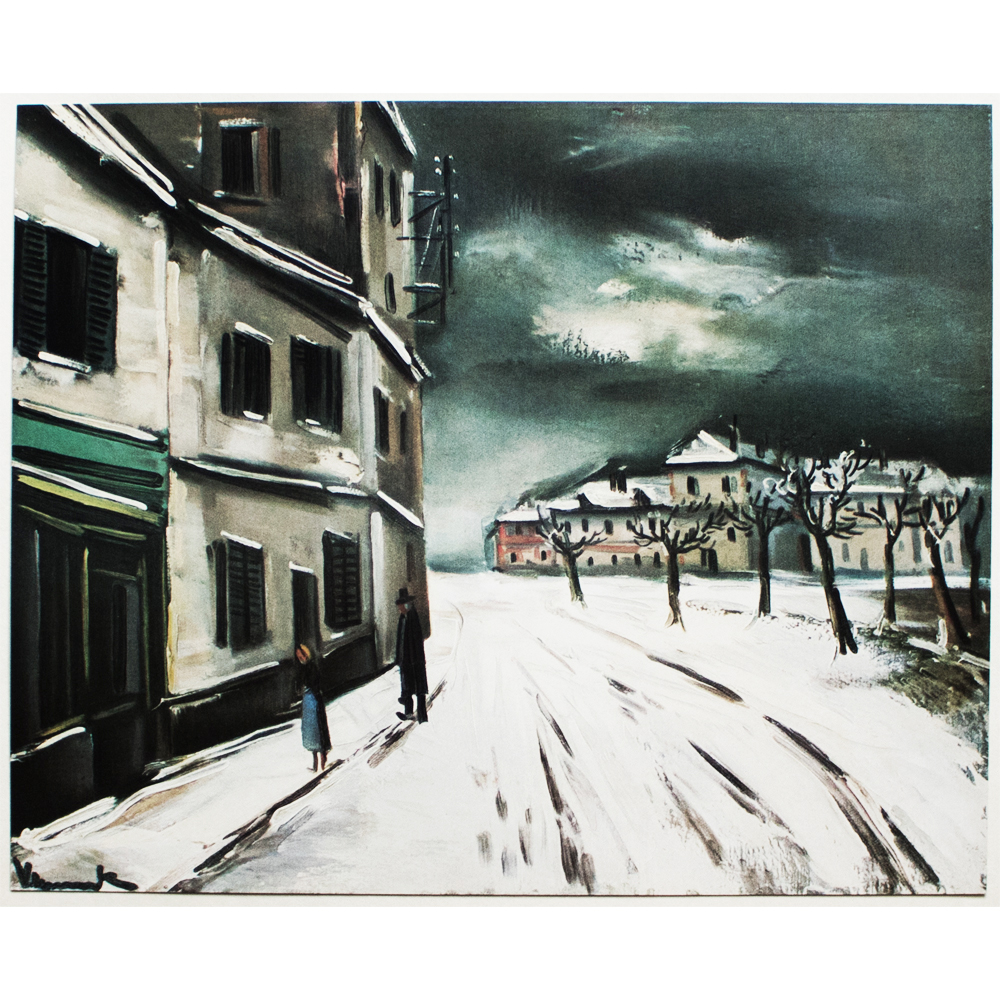 1940s Maurice Vlaminck, Winter Landscape~P77552434