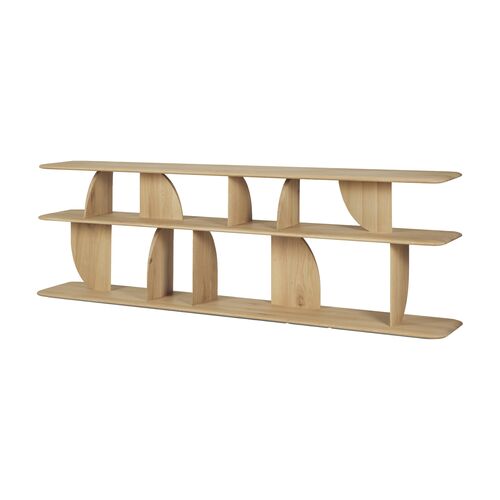 Geometric Console, Oak