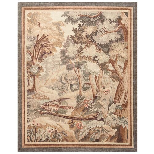 32" x 40" Woodland Village Tapestry Art, Green 32" x 40" Woodland Village Tapestry Art, Green